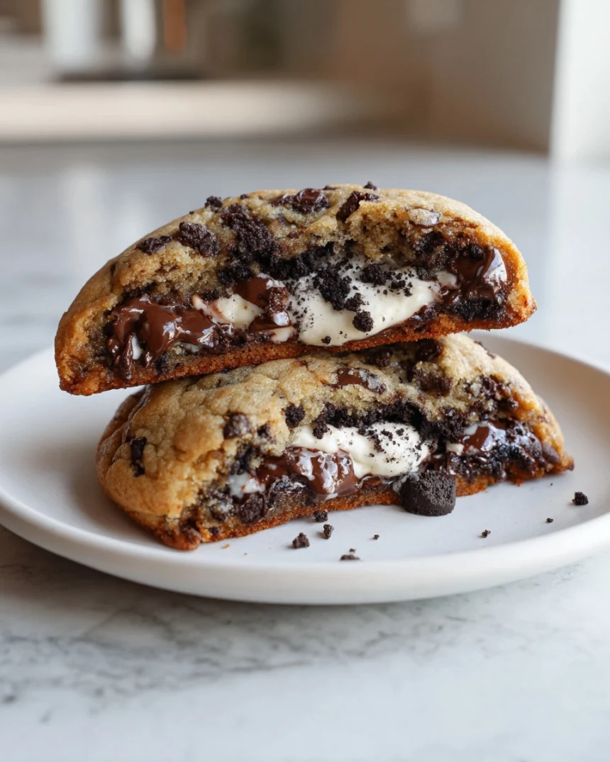 Irresistible Oreo Stuffed Chocolate Chip Cookies Recipe
