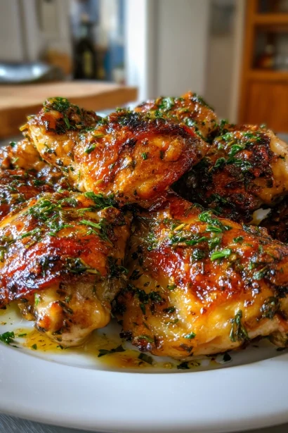 Irresistible Oven Roasted Garlic Butter Chicken Recipe