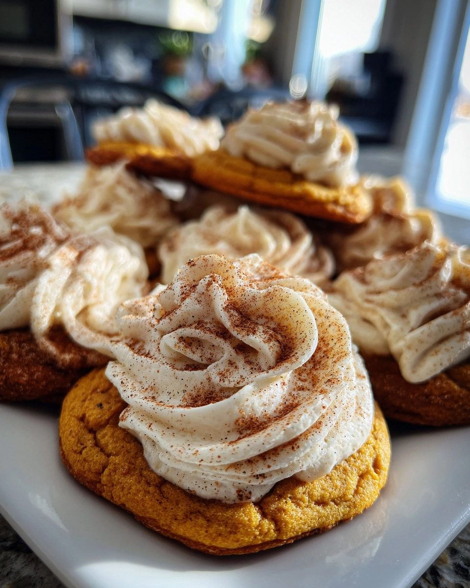 Irresistible Soft Pumpkin Cookies With Cinnamon Frosting