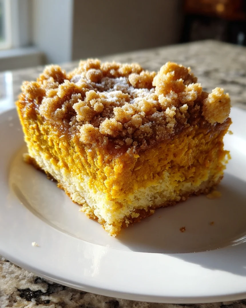 Moist Pumpkin Crumb Cake – Fall Dessert Recipe