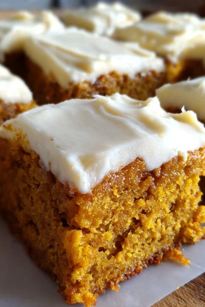 Old-Fashioned Pumpkin Bars with Cream Cheese Frosting (Print Version)