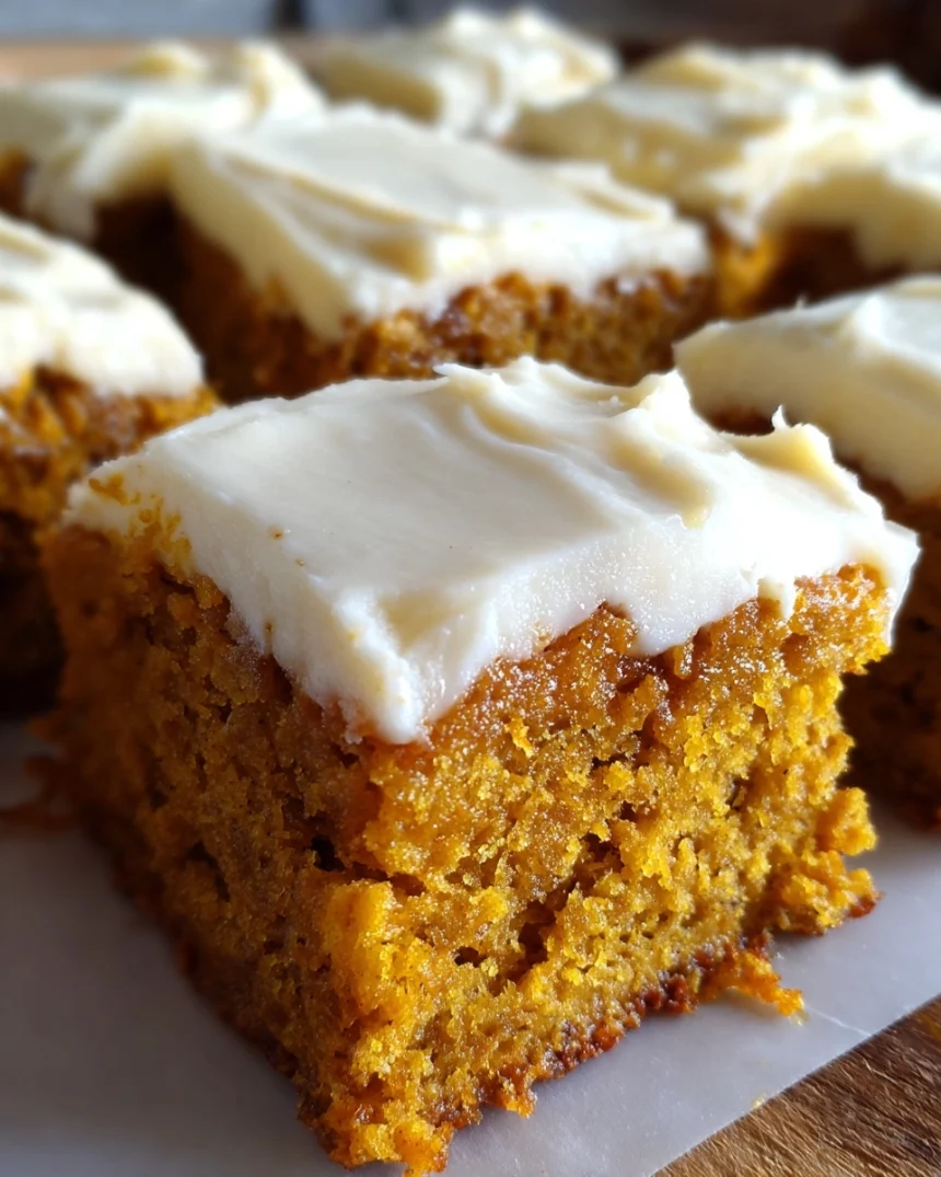 Old-Fashioned Pumpkin Bars with Cream Cheese Frosting (Print Version)