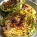 Oven Roasted Garlic Cabbage Steaks - MushroomSalus