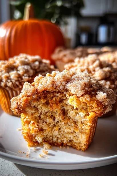 Pumpkin Coffee Cake Muffins – Fall Treat Recipe