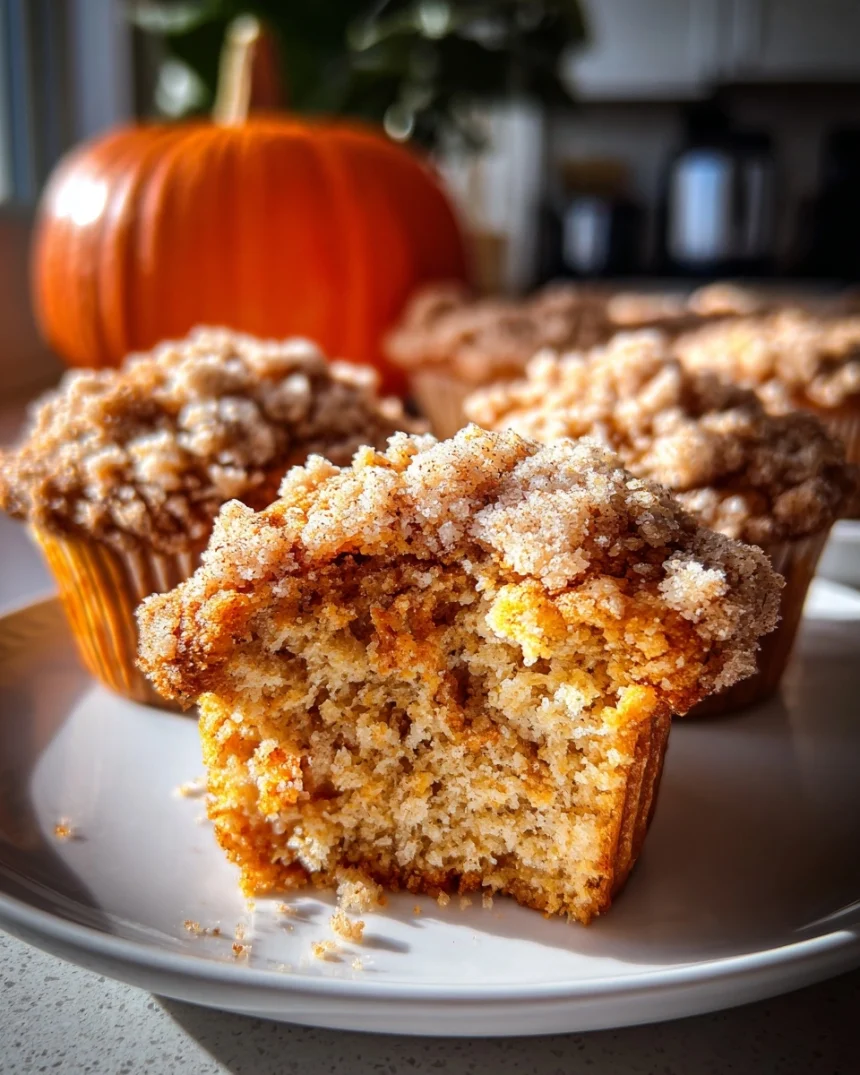 Pumpkin Coffee Cake Muffins – Fall Treat Recipe