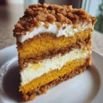 Pumpkin Cream Cheese Crumb Cake Recipe