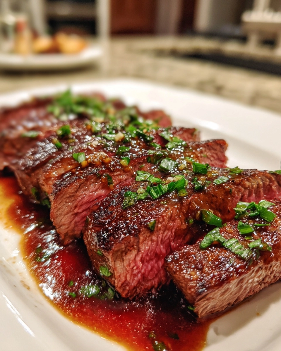 Savory Bavette Steak and Sherry Shallot Sauce Recipe