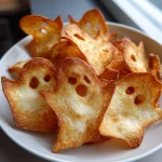 Spooky Baked Ghost Chips a Crunchy Halloween Delight
