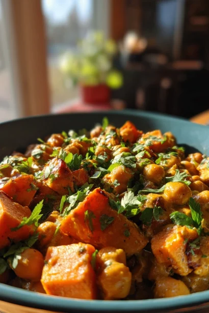 Sweet Potato and Chickpea Curry