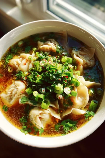 Wonton Soup Recipe – Delicious Comforting Broth