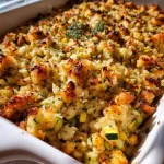 Zucchini Rice Stuffing Casserole Recipe
