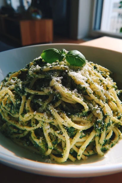20-Minute Meal: Delicious Quick Spinach Pasta Recipe!