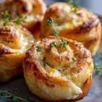 Baked Goat Cheese Rolls with Honey Thyme? Yes, Please!