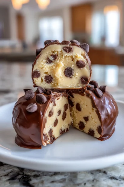 Cookie Dough Truffles: Indulgent Chocolate Chip Dream!