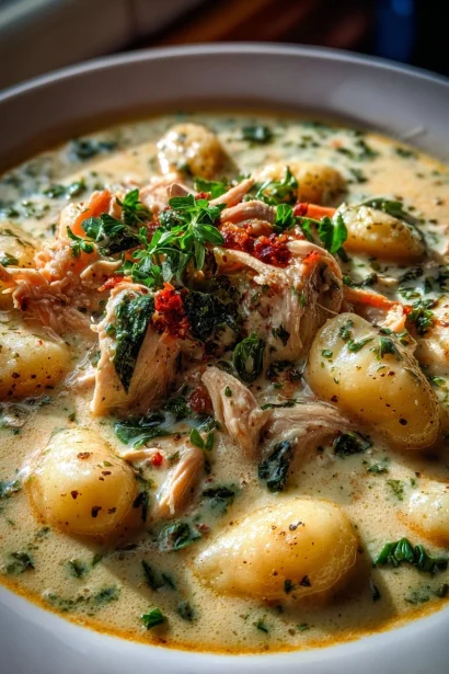 Creamy Chicken Gnocchi Soup: Ultimate Comfort Food!