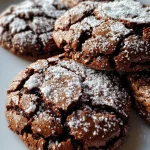 Decadent Alert: Salted Brownie Crinkle Cookies Recipe