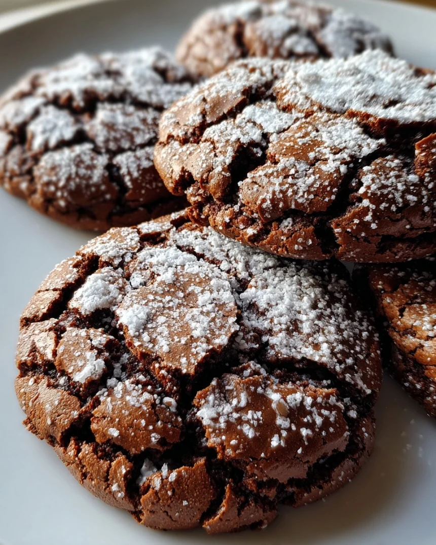 Decadent Alert: Salted Brownie Crinkle Cookies Recipe