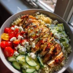 Easy Greek Chicken Bowls | Perfect for Meal Prep