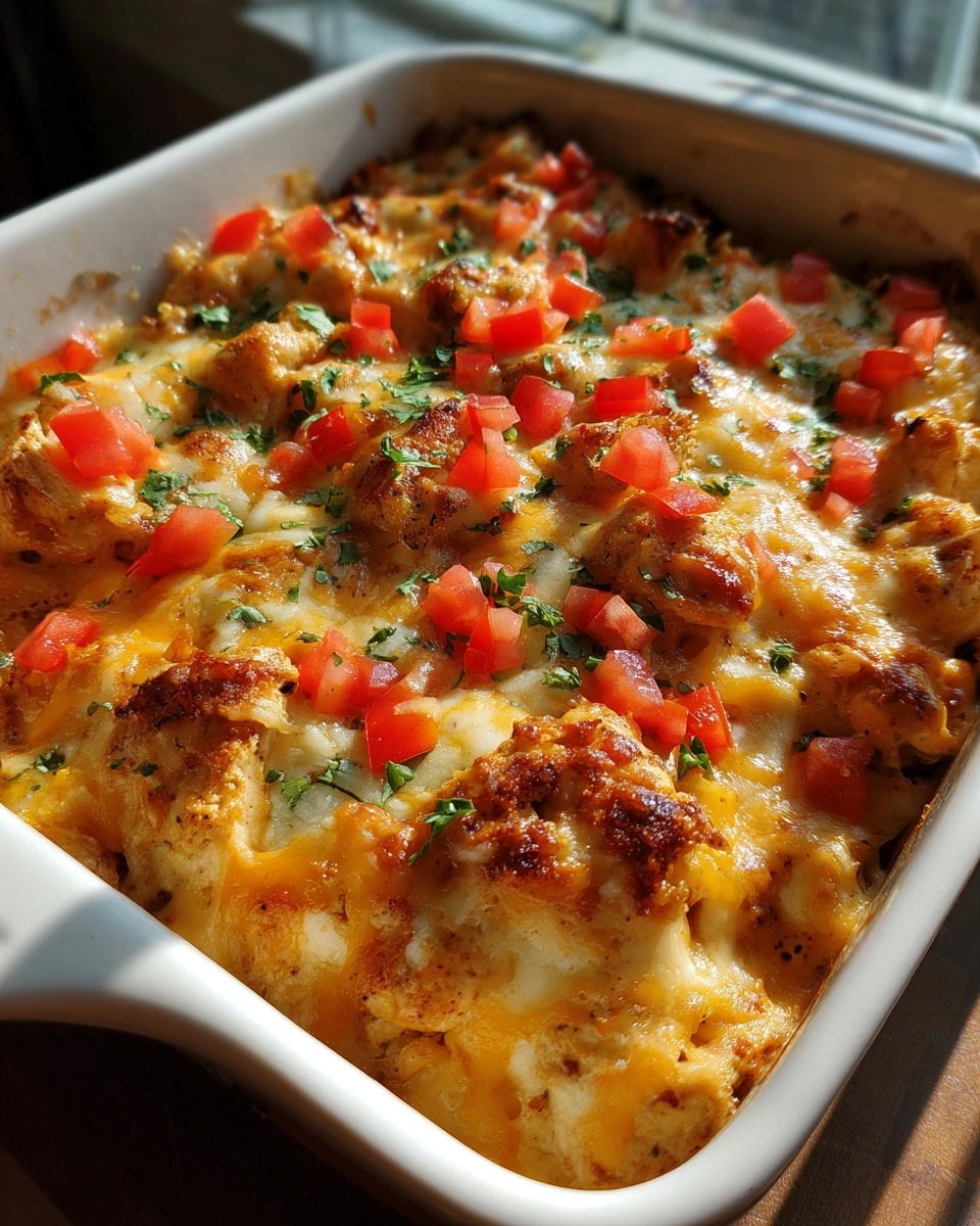 Easy Keto Mexican Chicken Casserole | Cheesy & Spicy