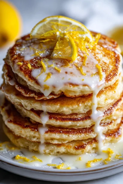Fluffy Vegan Lemon Pancakes | 15-Min Breakfast You’ll Crave