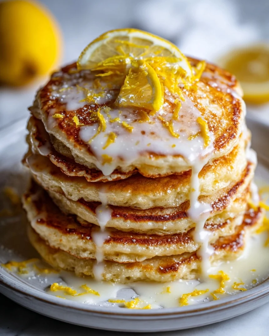 Fluffy Vegan Lemon Pancakes | 15-Min Breakfast You’ll Crave