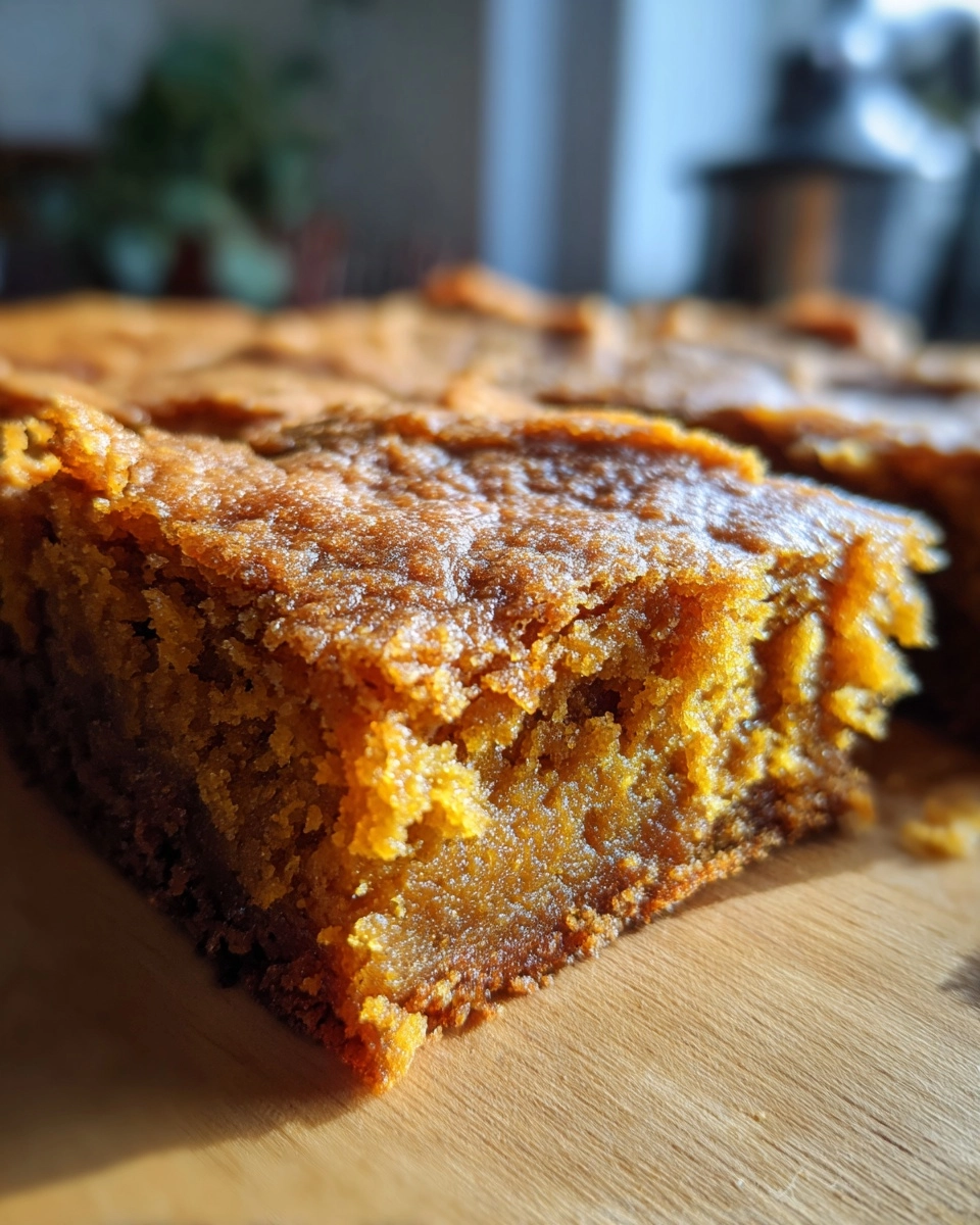 Gooey Vegan Pumpkin Blondies | One Bowl, Cozy AF