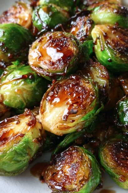 Irresistible Honey Balsamic Brussels Sprouts Recipe