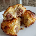 Keto Breakfast Recipe - Keto Sausage and Cheese Biscuits – keyword: keto breakfast biscuits