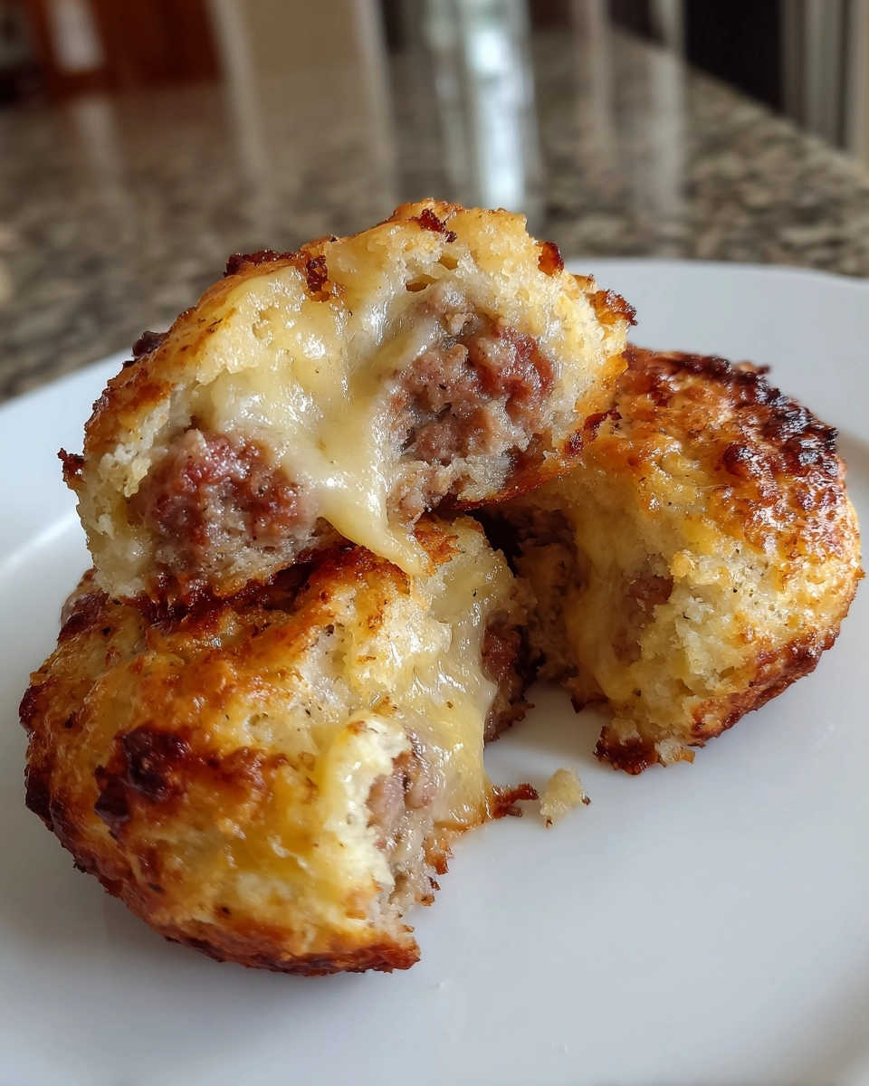 Keto Breakfast Recipe - Keto Sausage and Cheese Biscuits – keyword: keto breakfast biscuits