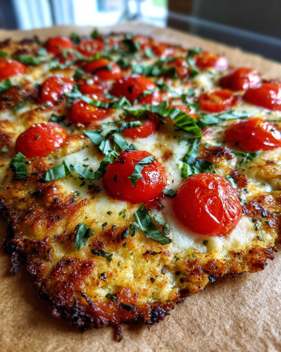 Keto Chicken Pizza Crust | Crispy, Cheesy, 20-Min