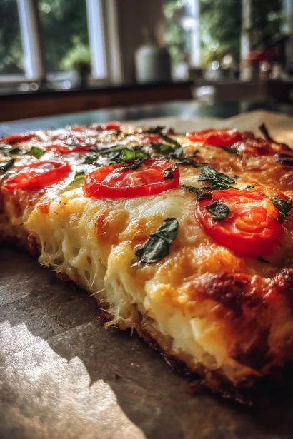 Keto Cottage Cheese Pizza Crust | Crispy, Cheesy, 10-Minute Prep