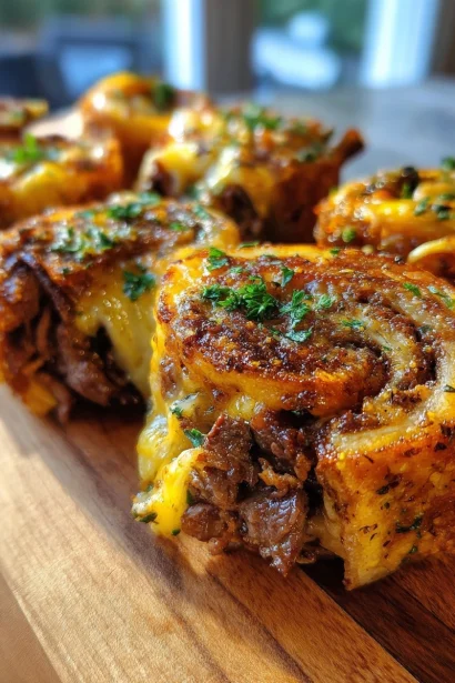 Keto Philly Cheesesteak Roll-Ups | Low-Carb Dinner Bliss