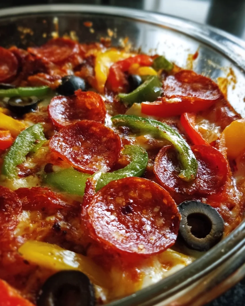 Keto Pizza Bowl | All Toppings, Zero Crust