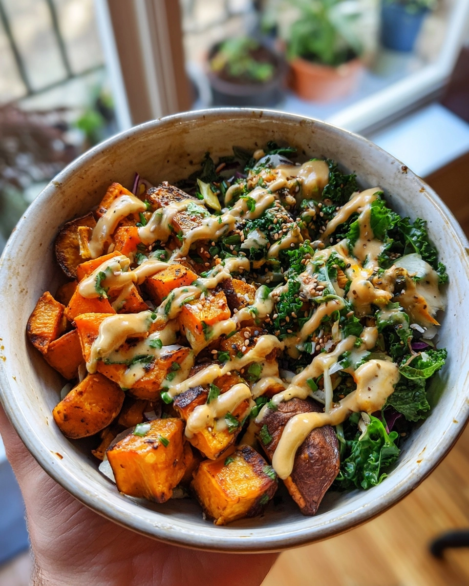 Miso Sweet Potato Power Bowl | Cozy, Savory, Vegan