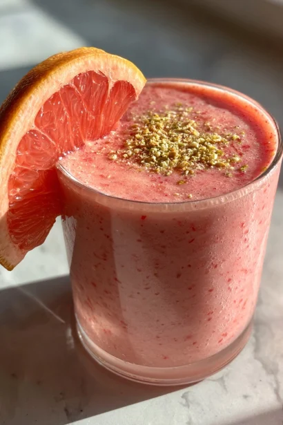 Morning Energy Boost: Grapefruit Ginger Smoothie Recipe