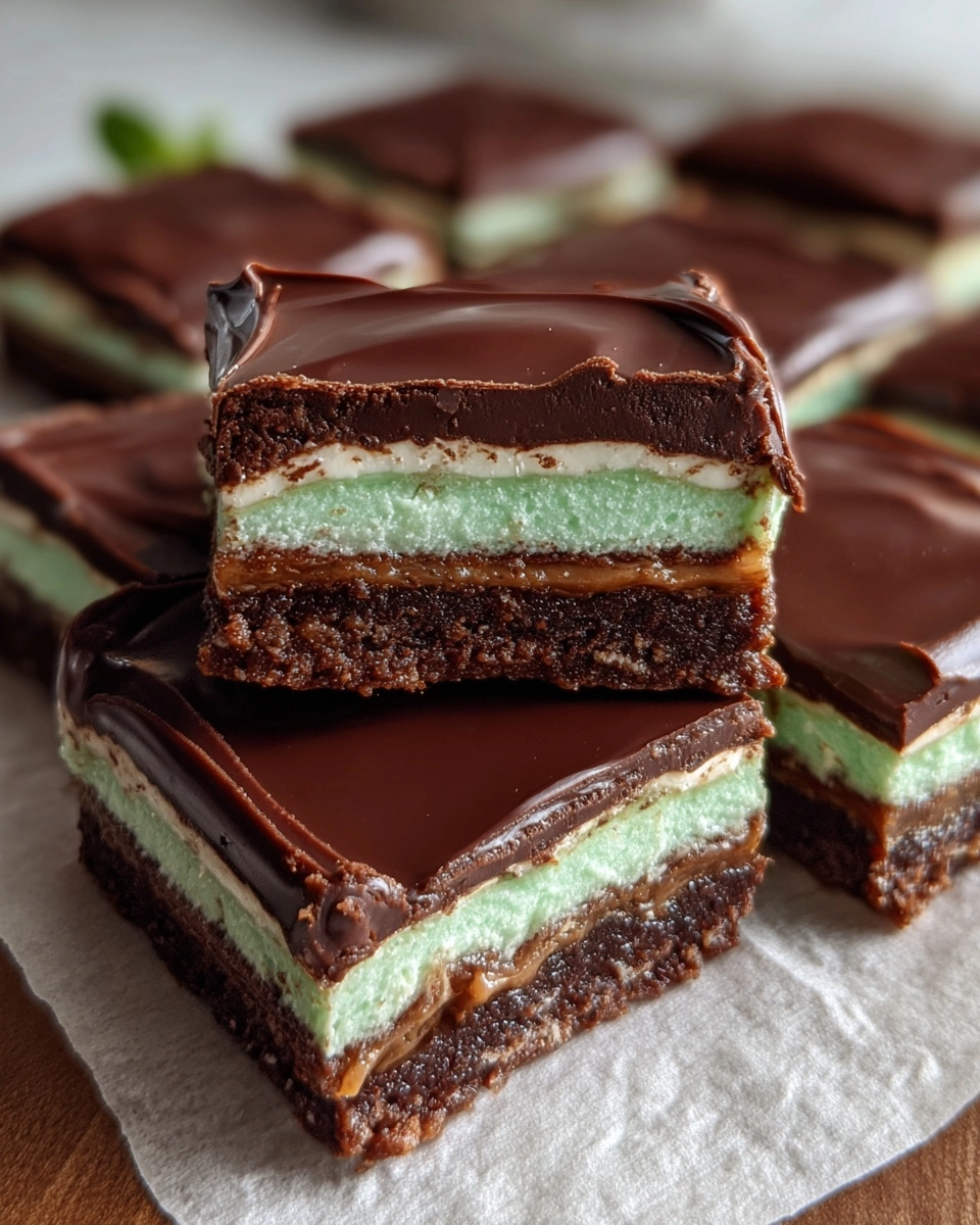 No-Bake Keto Chocolate Mint Bars | Divine & Easy