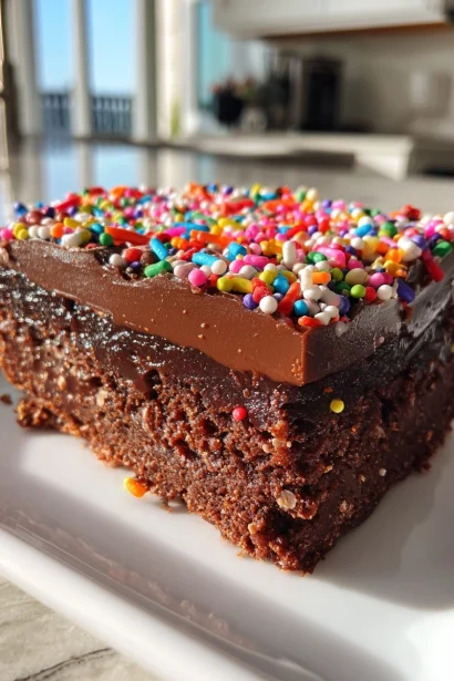 No-Bake Vegan Cosmic Brownies – keyword: no bake vegan brownies
