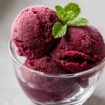 Refreshing Delight: Indulge in Cardamom Plum Sorbet!