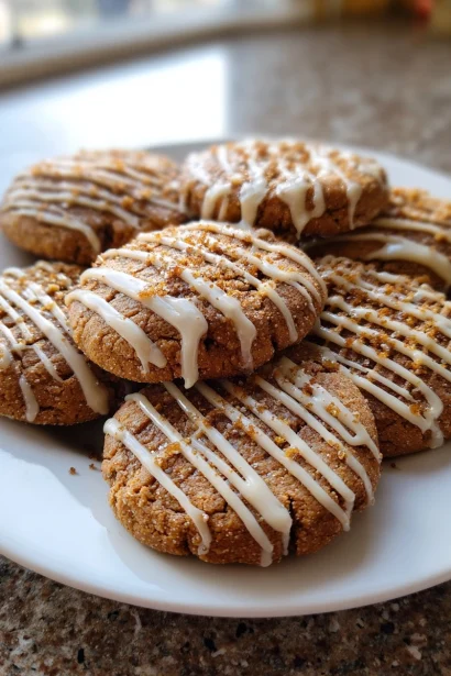 Soft Gingerbread Latte Cookies with Icing - A New Holiday Favorite!