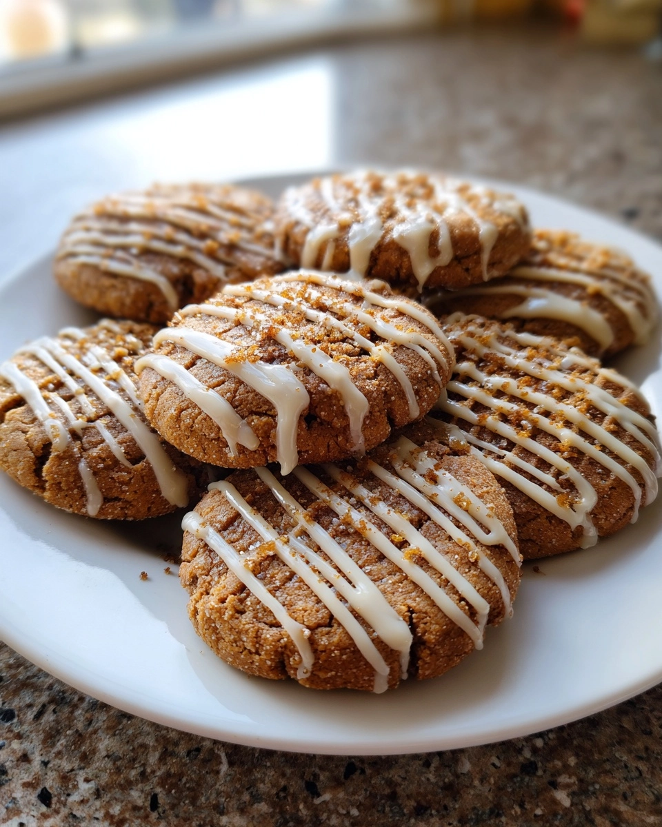 Soft Gingerbread Latte Cookies with Icing - A New Holiday Favorite!
