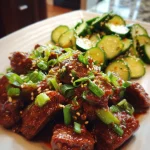 Spicy Keto Korean Beef | With Cool Cucumber Salad