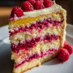 The Layer Cake of Your Dreams: Raspberry Lemon Delight!