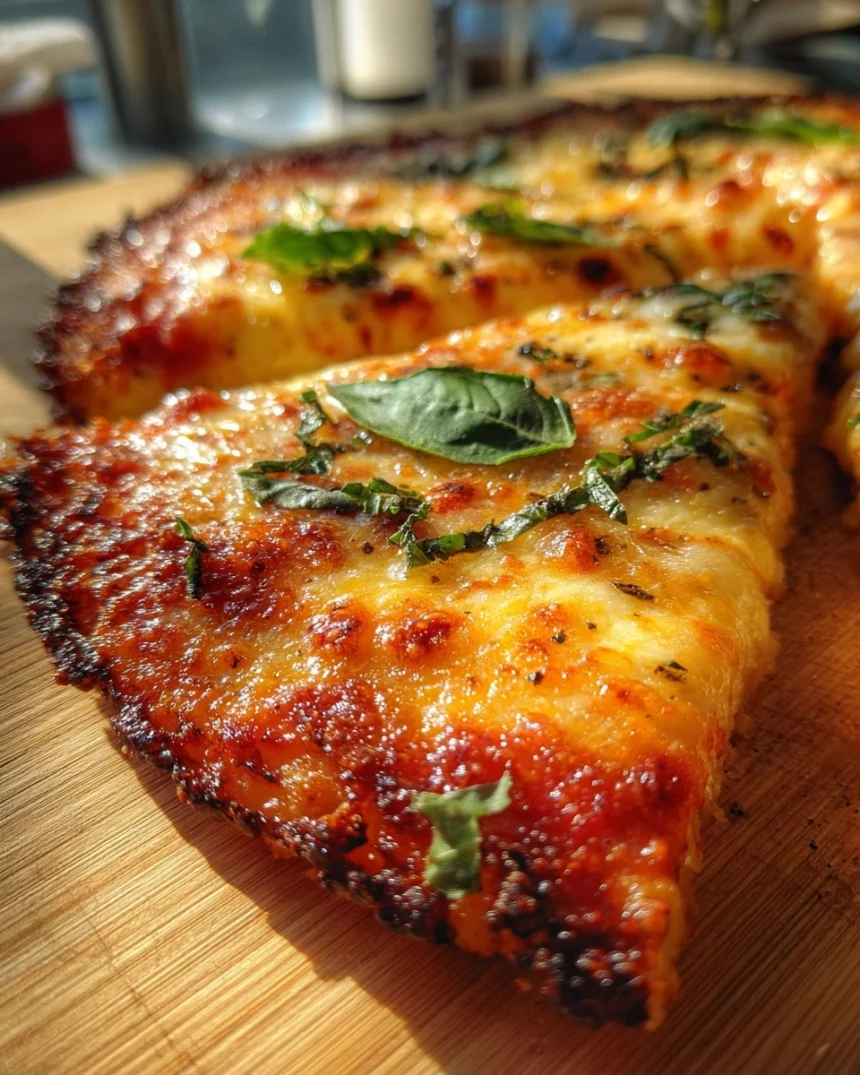 Thin-Crust Keto Pizza | Gluten-Free & Extra Crispy