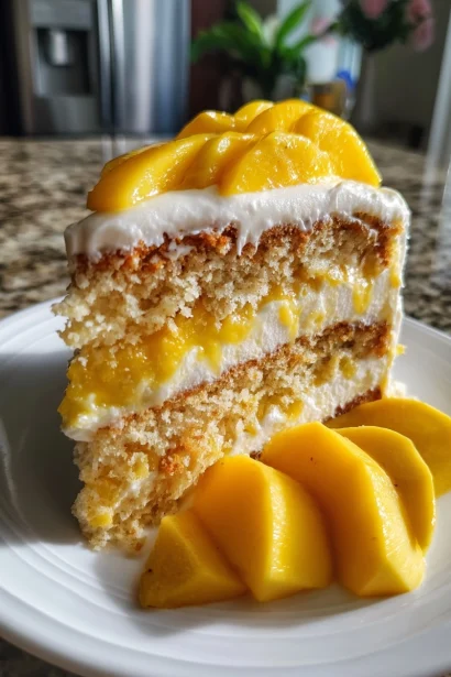 Tropical Heaven: Indulge in Mango Tres Leches!