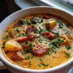 Ultimate Comfort: Cheesy Sausage Potato Soup That Will Delight