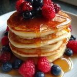 Vegan Blender Banana Oat Pancakes [GF] – keyword: vegan oat pancakes