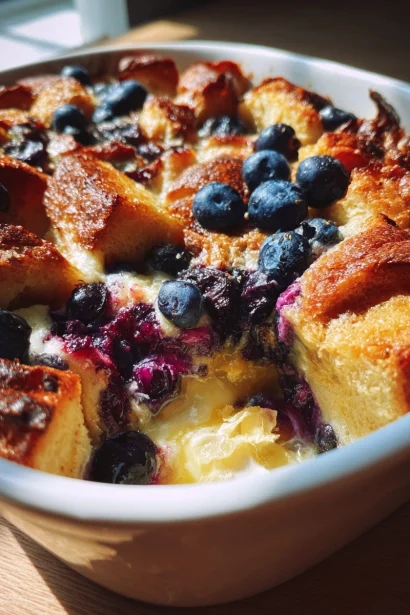 Vegan Blueberry French Toast Casserole – keyword: vegan french toast casserole
