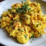 Vegan Scrambled Eggs – keyword: vegan egg recipe