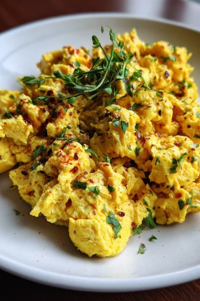 Vegan Scrambled Eggs – keyword: vegan egg recipe