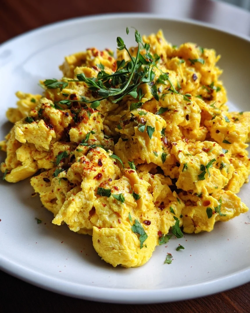 Vegan Scrambled Eggs – keyword: vegan egg recipe